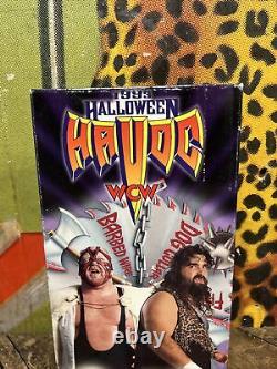 Vintage Wcw Halloween Havoc 1993 Vhs Tape Nwa Nwo Wwf Wwe Retro Legends Rare