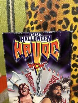 Vintage Wcw Halloween Havoc 1993 Vhs Tape Nwa Nwo Wwf Wwe Retro Legends Rare