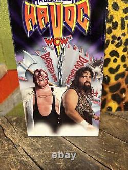 Vintage Wcw Halloween Havoc 1993 Vhs Tape Nwa Nwo Wwf Wwe Retro Legends Rare