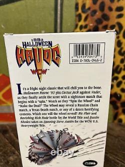 Vintage Wcw Halloween Havoc 1993 Vhs Tape Nwa Nwo Wwf Wwe Retro Legends Rare