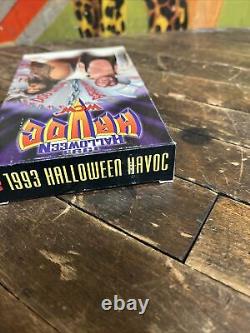 Vintage Wcw Halloween Havoc 1993 Vhs Tape Nwa Nwo Wwf Wwe Retro Legends Rare