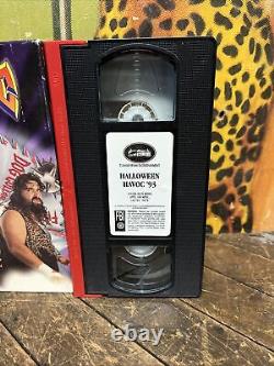 Vintage Wcw Halloween Havoc 1993 Vhs Tape Nwa Nwo Wwf Wwe Retro Legends Rare