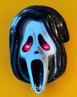 Vintage Working Scream Ghostface Pin Rare Collectible Horror Movie Halloween