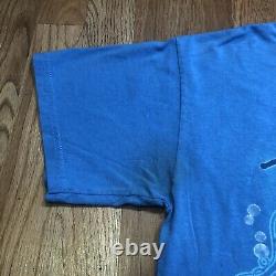 Vintage Y2K Taylor Swift Tea Party Rare Blue Double Sided Tee Shirt Adult M