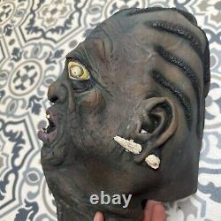 Vintage Zombie Latex Rubber Halloween Mask The Great Coverup With Tag RARE MASK