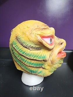 Vintage knockoff CREATURE FROM THE BLACK LAGOON Mask halloween 70's RARE