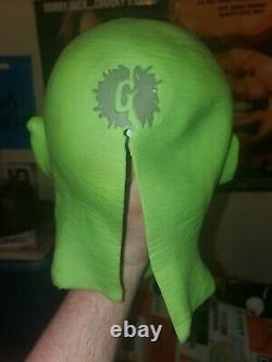 Vintage rare Goosebumps Latex Mask The Haunted MASK, CURLY AND HORROR LAND MASK