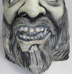 Vtg 1977 DON POST Mask FROZEN GHOST Glow in Dark Halloween Monster Vinyl RARE