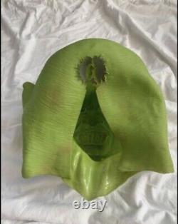 Vtg 90's Goosebumps The Haunted Mask Halloween Latex Mask Rare With Back Logo
