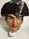 Vtg Cesar Rare Full Head Halloween Soft Vinyl Mask France Napoleon Bonaparte Nos