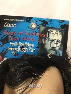 Vtg CESAR Rare RUSTIN PARR BLAIR WITCH 2 HALLOWEEN Vinyl HAIR MASK HORROR BUST