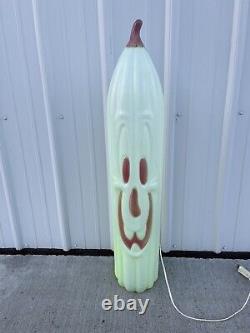 Vtg Halloween Green Skinny 36 Jol Blowmold Yard Light Decor Rare General Foam