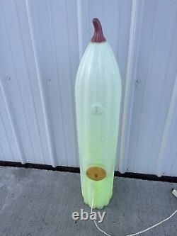 Vtg Halloween Green Skinny 36 Jol Blowmold Yard Light Decor Rare General Foam