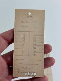 Vtg Halloween RARE 20s 30s Cincinnati Art Ghost Witch Tally Card