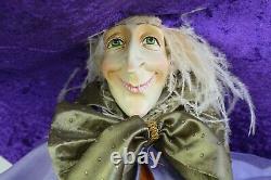 Vtg Rare Patience Brewster KRINKLES Raggedy Witch Dept 56 Halloween 36 Tall
