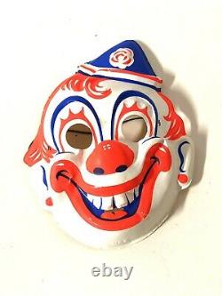 Vtg Rob Zombie-mask-halloween-box Collegeville Costume Plastic Rare Clown Org