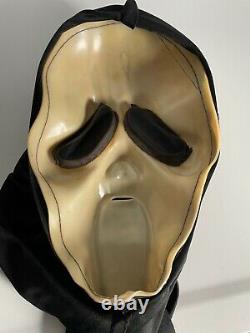 Vtg SCREAM Mask Latex FANTASTIC Ghostface Glow Dark Gen 90s Fun World Div Rare
