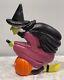 Vtg Union Featherstone Flying Witch Halloween Blow Mold Rare Local Available