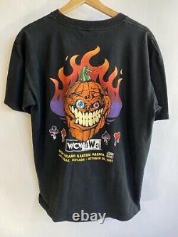 WcW nWo Halloween Havoc 1998 Original T-shirt Size Large Vintage Rare PPV Shirt