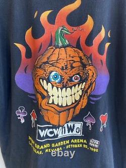WcW nWo Halloween Havoc 1998 Original T-shirt Size Large Vintage Rare PPV Shirt