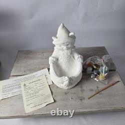 Wee Crafts Witch Cat Treat Bowl Paint Kit Vintage Halloween 21670 RARE NIB