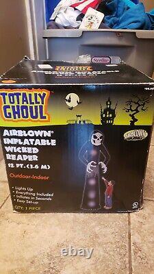 Wicked Reaper 12 Ft Inflatable RARE Vintage Totally Ghoul Airblown Halloween