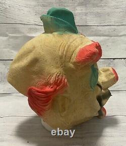 1950 Bayshore Clown Pig Vintage Latex Masque Super Rare