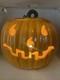 1973 Vtg Vintage Ceramique Citrouille Jack O Lantern. Rare & Excellent ! 11x12 Grand