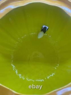 1973 VTG VINTAGE CERAMIQUE CITROUILLE JACK O LANTERN. RARE & EXCELLENT ! 11x12 GRAND