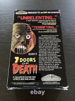 7 Portes De La Mort Vhs 1986 Cult Horror Thriller Vidéo Vintage Rare Gore Halloween