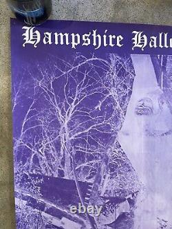 Affiche originale de Halloween du collège d'Hampshire de 1983 à Amherst, rare et authentique