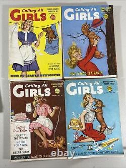 Appeler Toutes Les Filles 11 Numéro Lot Voir La Description Rare Vintage Girls Mags R Walters