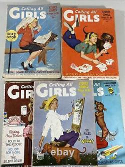 Appeler Toutes Les Filles 11 Numéro Lot Voir La Description Rare Vintage Girls Mags R Walters