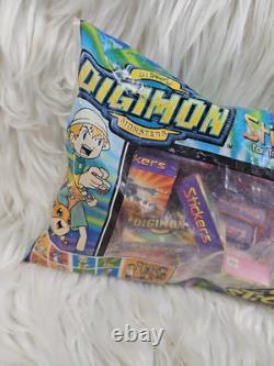 Autocollants Donnés de la Série 1 Digimon Vintage 2001 Super Rare Scellée Pour Halloween