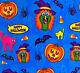 Autocollants D'halloween Vintage Rares Lisa Frank Crânes Joyeux Halloween ! 2001 S315