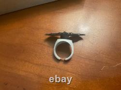 Bagues en plastique de chauve-souris vintage pour Halloween ! Rare ! 67 bagues de chauve-souris