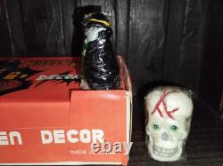 Bougies de décoration d'Halloween vintage rares - Grande boîte d'affichage complète de 12 unités