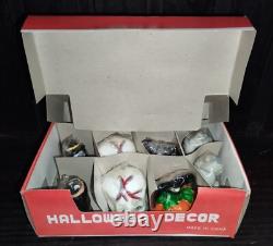 Bougies de décoration d'Halloween vintage rares - Grande boîte d'affichage complète de 12 unités