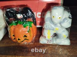 Bougies de décoration d'Halloween vintage rares - Grande boîte d'affichage complète de 12 unités