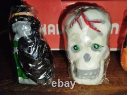 Bougies de décoration d'Halloween vintage rares - Grande boîte d'affichage complète de 12 unités