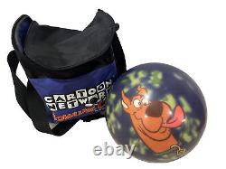 Boule de bowling Scooby Doo Cartoon Network Halloween vintage rare + sac 10 lbs