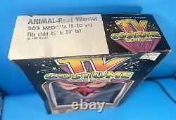 COSTUME DE WARRIOR ANIMAL DE LA ROUTE Lutte Vintage WWF Halloween Rare Collegeville