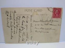 Carte Postale d'Halloween Ellen Clapsaddle Série de Loups 31 Petite Fille Clown Vintage RARE