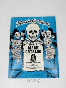 Catalogue de masques Morris Costumes Vintage 1983/84 Don Post Distortions BSS Rare
