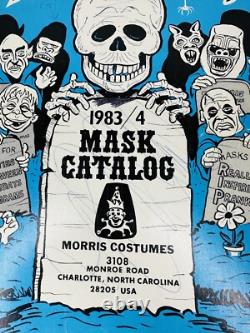 Catalogue de masques Morris Costumes Vintage 1983/84 Don Post Distortions BSS Rare