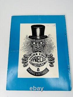 Catalogue de masques Morris Costumes Vintage 1983/84 Don Post Distortions BSS Rare
