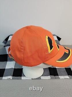 Chapeau de citrouille Jack'O Lantern d'Halloween ajustable rare du département 56 de collection vintage.