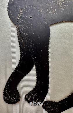 Chat Noir Découpé Jointé Halloween Vintage Beistle Rare