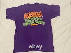Chemise Vintage HHN Rare Price Is Fright XL 1994 Universal Halloween Horror Nights