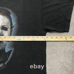 Chemise de film d'Halloween vintage Michael Myers pour adulte XL Purement et simplement maléfique RARE